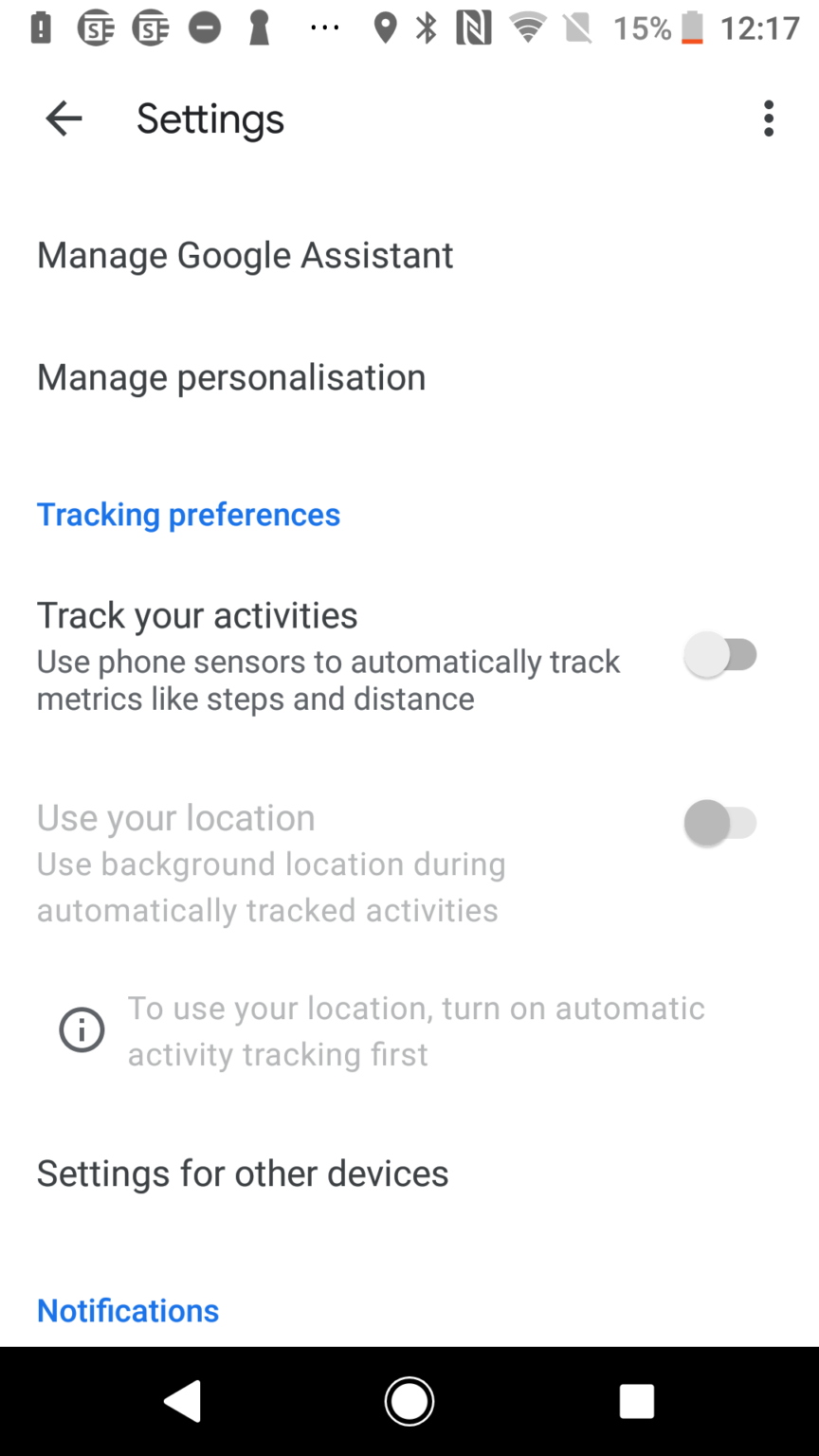 link samsung watch to google fit