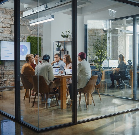 Diverse Group of Professional Businesspeople Meeting